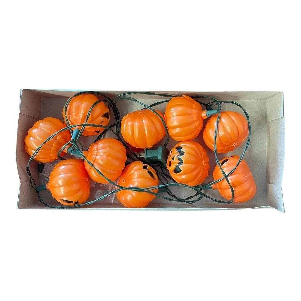 Halloween‎ Pumpkins 10 Light Set String Lights